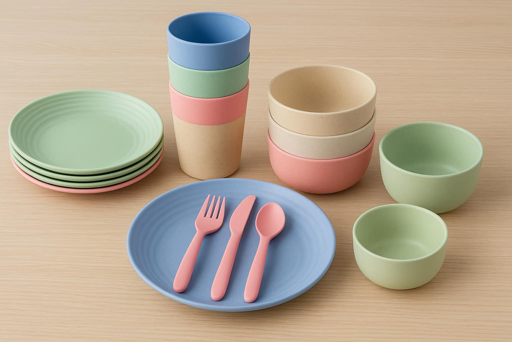 Plant Based Biodegradable Dinner Set - ROUND