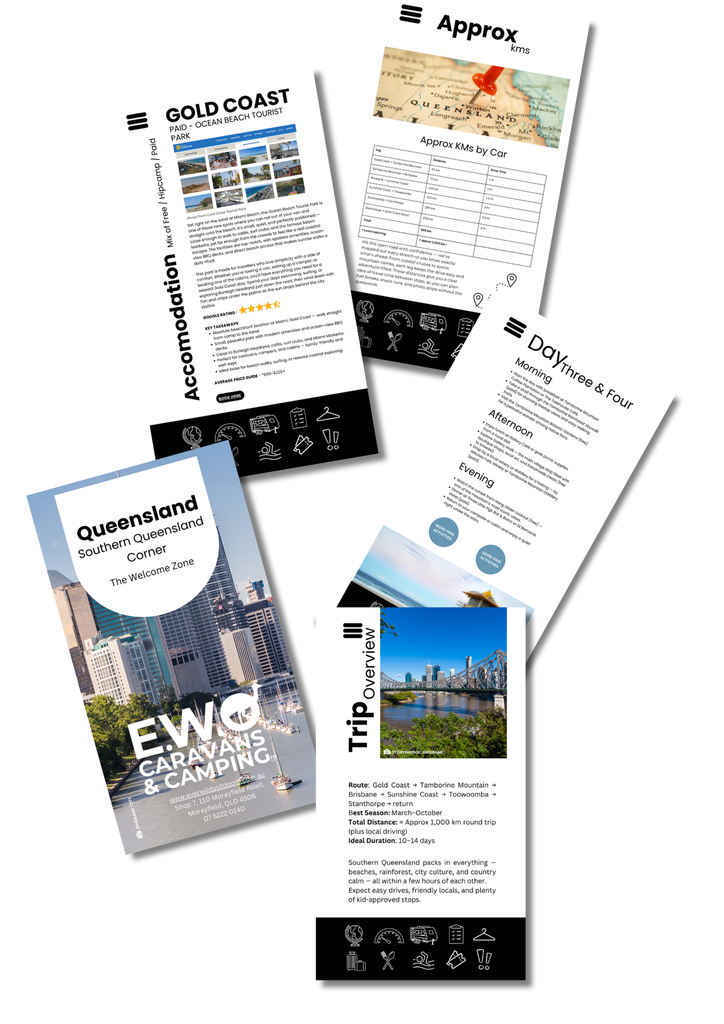 QLD Southern Queensland  Corner Itinerary