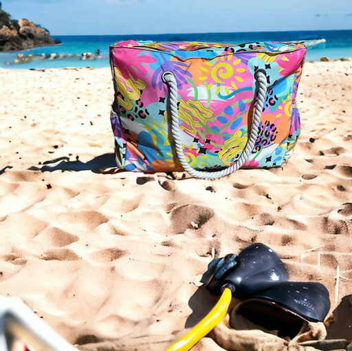 Black BoHo Bean Dreaming Waterproof Bag 